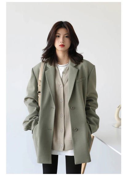 Korean V-Neck Sweatshirt – Autumn/Winter 2025