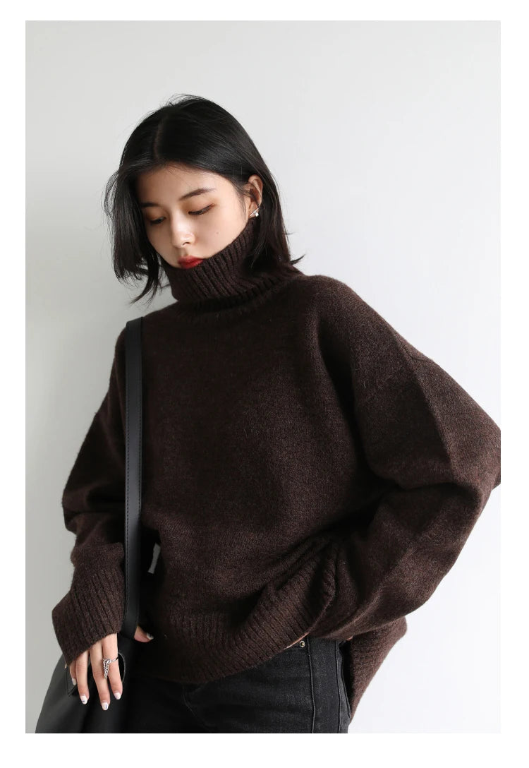 Korean Turtleneck Sweater – Winter 2025 Collection
