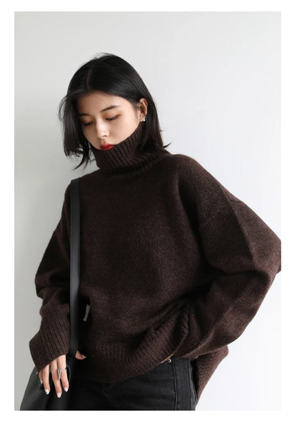 Korean Turtleneck Sweater – Winter 2025 Collection