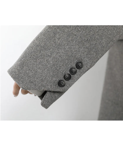 Wool Blend Mid-Long Coat – Autumn/Winter 2025