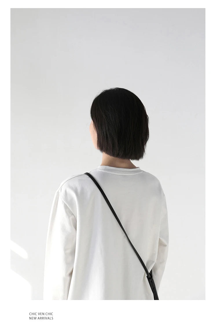 Basic O-Neck Long Sleeve Tee – Spring/Autumn Collection