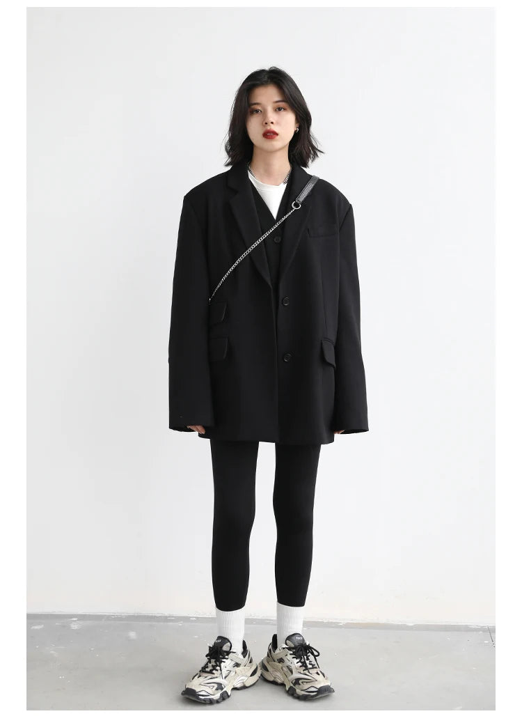 Korean V-Neck Sweatshirt – Autumn/Winter 2025