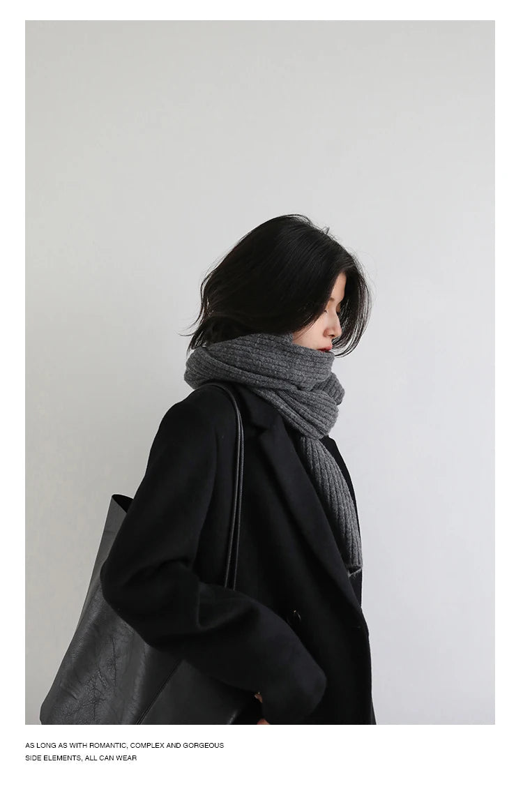 Wool Blend Mid-Long Coat – Autumn/Winter 2025