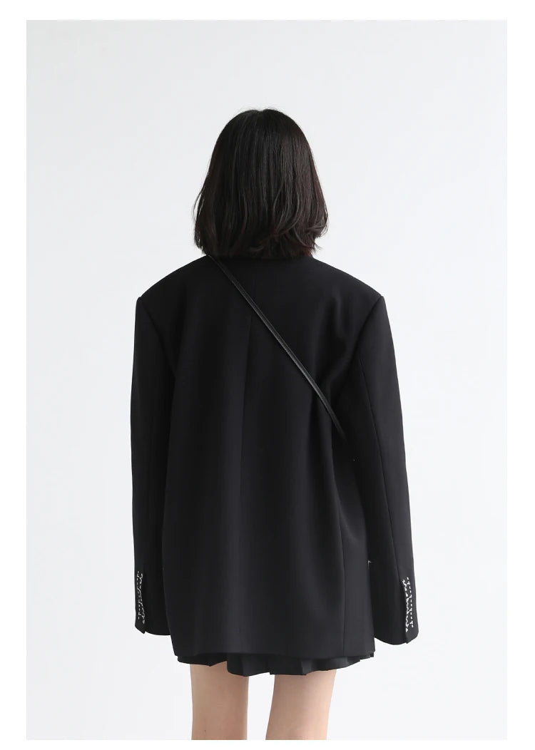 Embroidered Cuff Blazer – Winter Collection