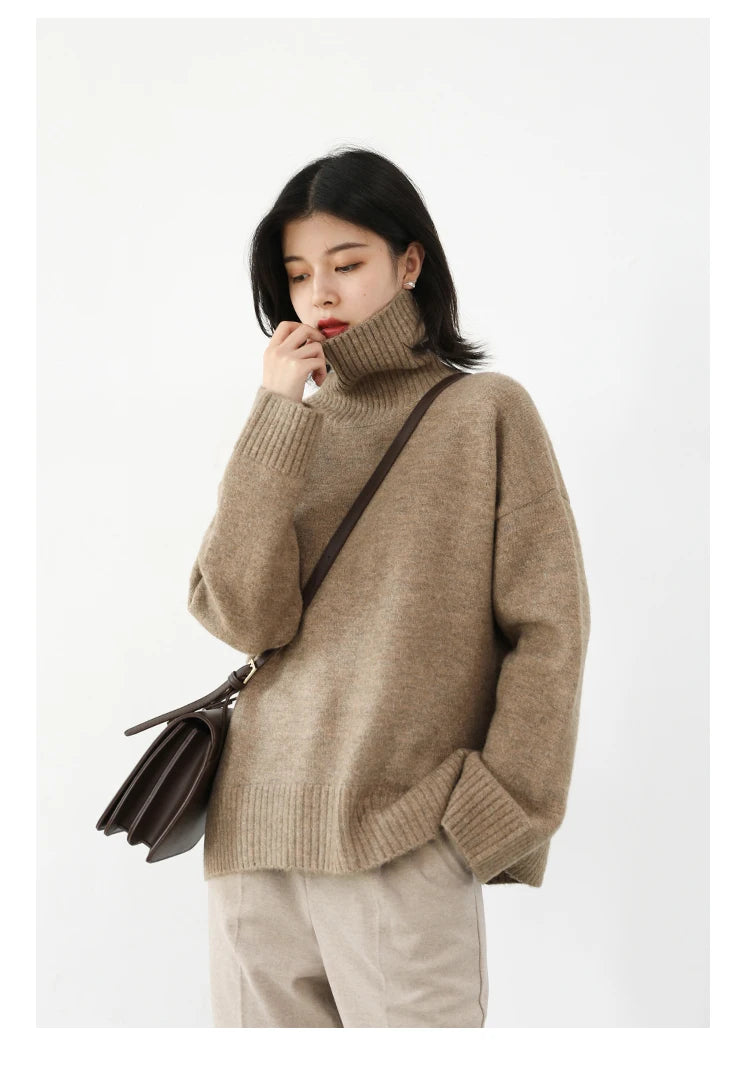 Korean Turtleneck Sweater – Winter 2025 Collection
