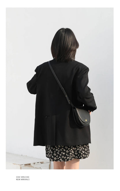 Double-Breasted Blazer – Classic Office Edition