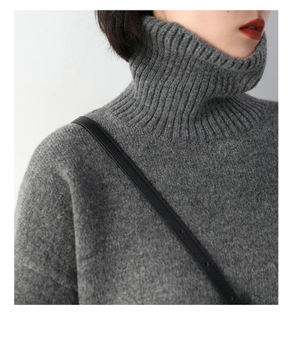 Korean Turtleneck Sweater – Winter 2025 Collection