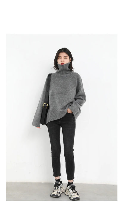 Korean Turtleneck Sweater – Winter 2025 Collection