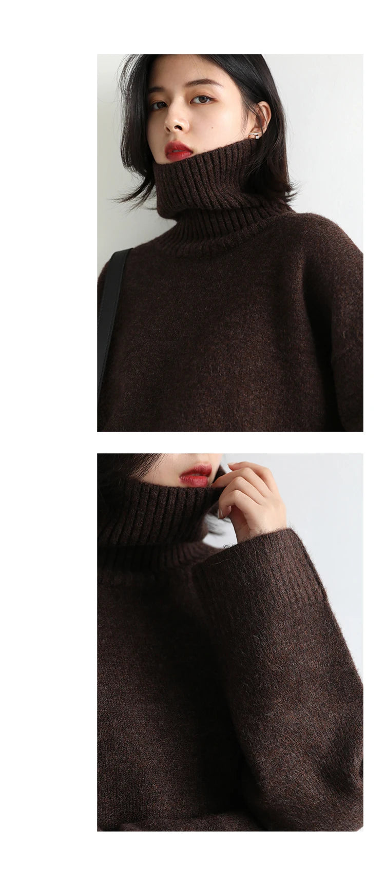 Korean Turtleneck Sweater – Winter 2025 Collection