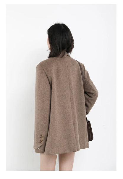 Wool Blend Mid-Long Coat – Autumn/Winter 2025