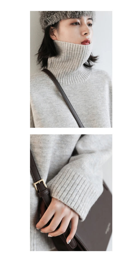 Korean Turtleneck Sweater – Winter 2025 Collection