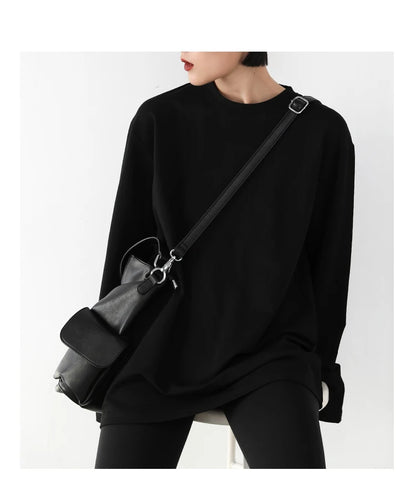 Basic O-Neck Long Sleeve Tee – Spring/Autumn Collection