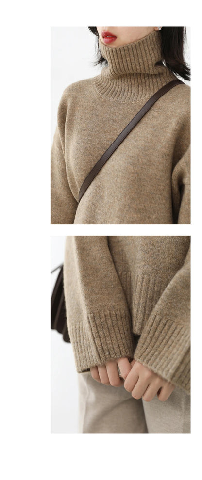 Korean Turtleneck Sweater – Winter 2025 Collection