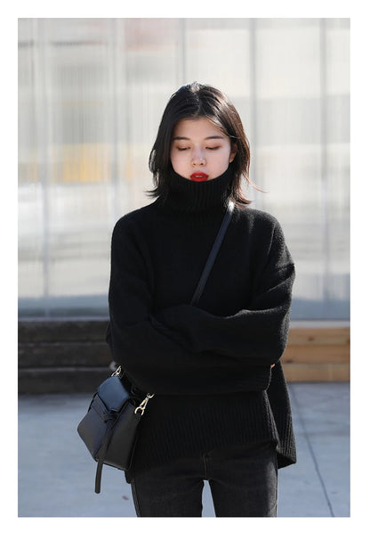 Korean Turtleneck Sweater – Winter 2025 Collection