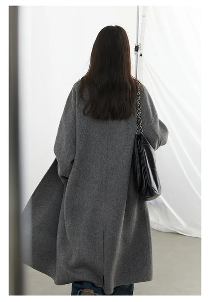 Double-Breasted Wool Coat – Autumn/Winter 2025