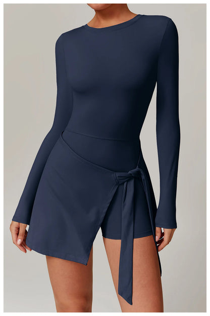 One-Piece Long Sleeve Yoga Jumpsuit