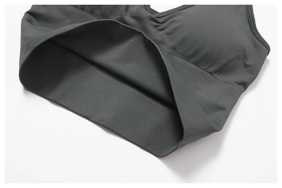 Seamless Push-Up Sports Bra