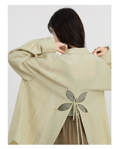 Hollow Back Blouse – Spring/Summer 2025 Collection