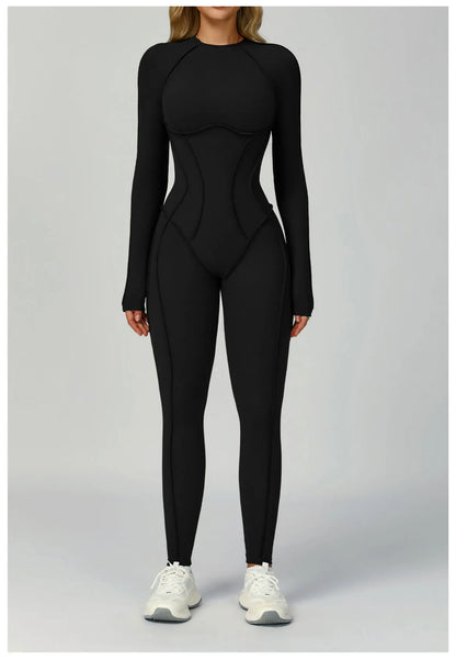 Women’s Long Sleeve Yoga Jumpsuit