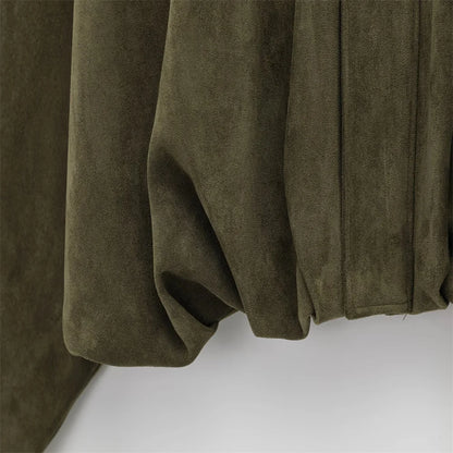 Faux Suede Jacket Women