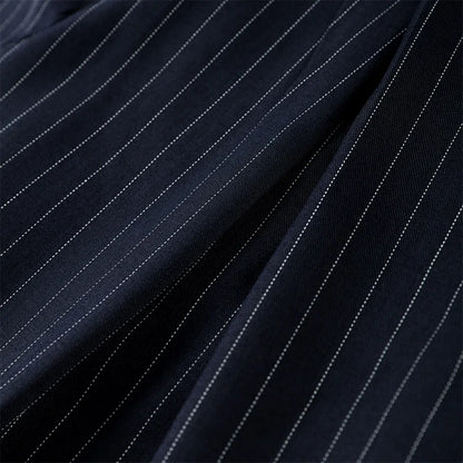 Striped Pleated Wide Leg Pants – Autumn 2025