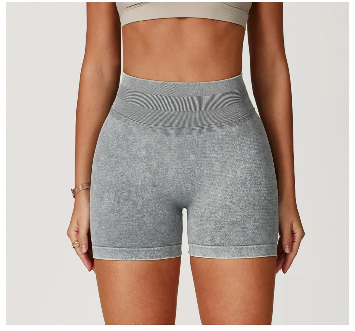 Seamless High Waist Yoga Shorts