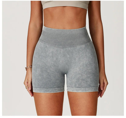 Seamless High Waist Yoga Shorts