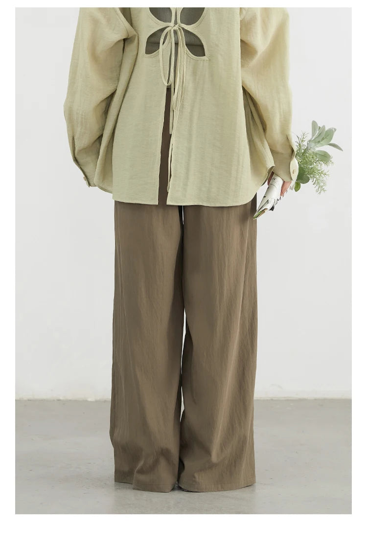 High-Waist Wide Leg Trousers – Spring/Summer 2025 Collection