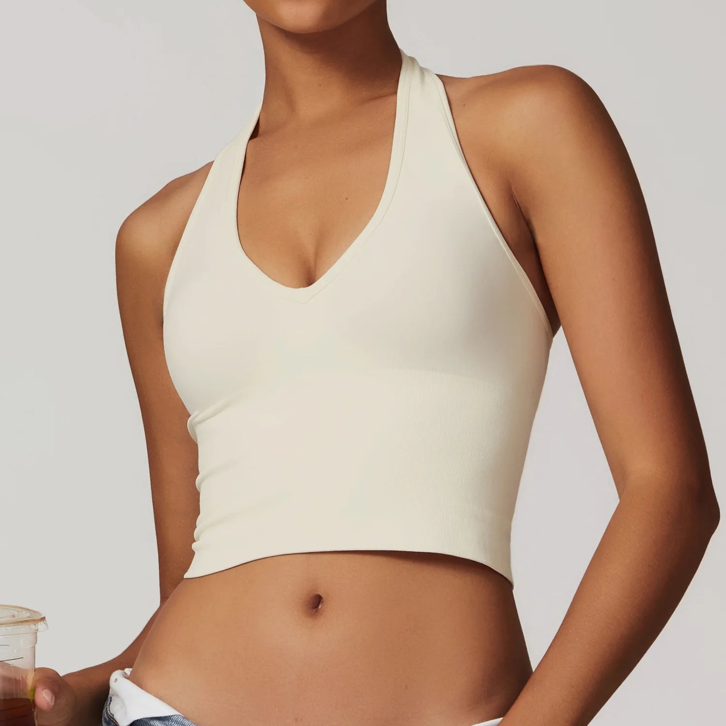 Seamless Push-Up Sports Bra