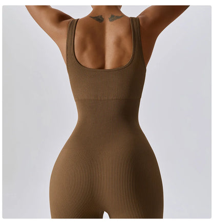 One-Piece Seamless Yoga Suit