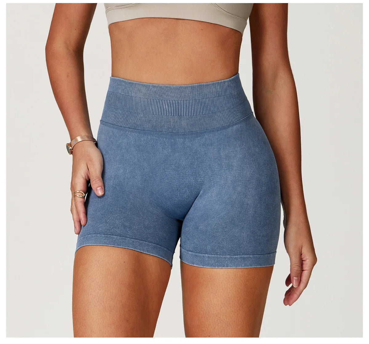 Seamless High Waist Yoga Shorts