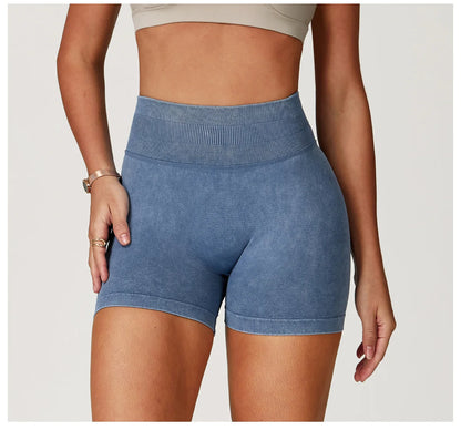 Seamless High Waist Yoga Shorts