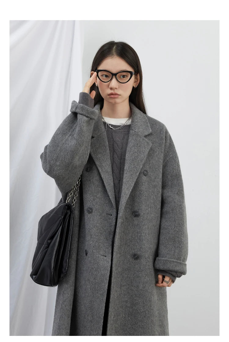 Double-Breasted Wool Coat – Autumn/Winter 2025