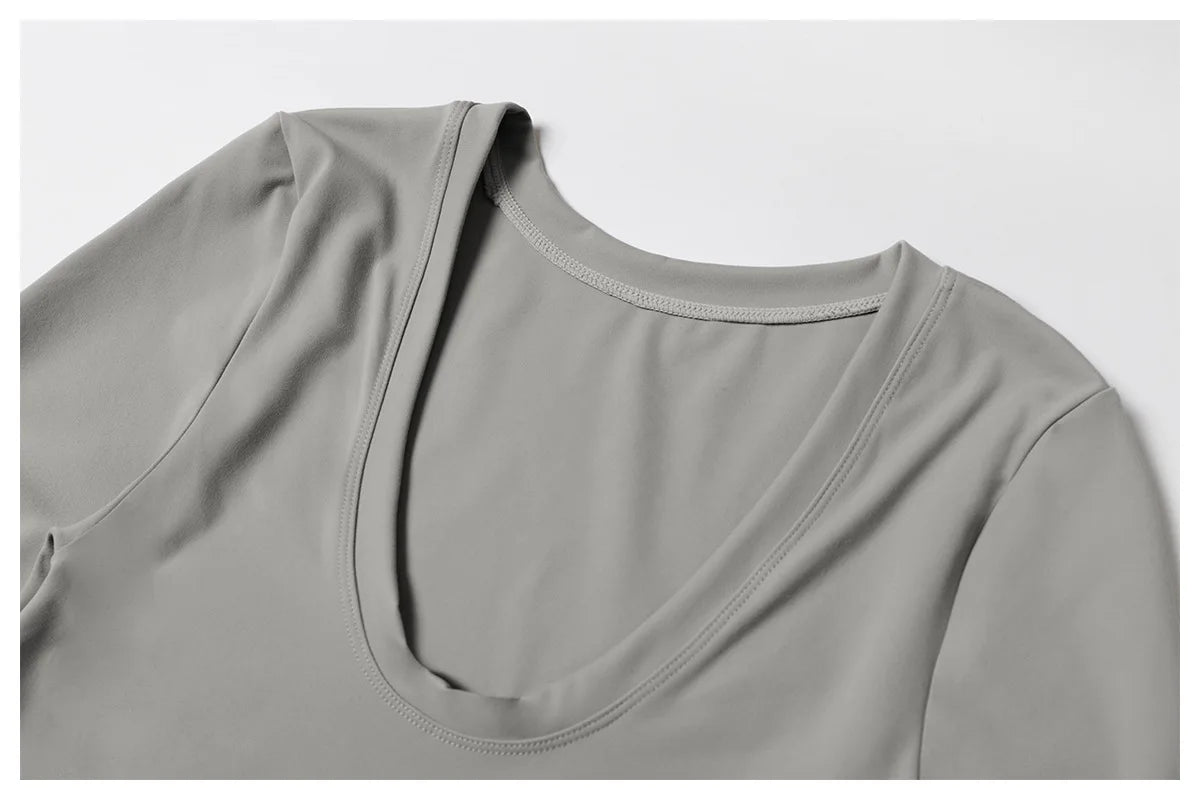 One-Piece Long Sleeve Yoga Jumpsuit