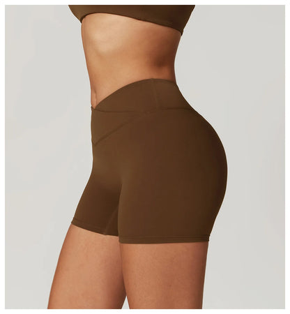 High Waist Push-Up Yoga Shorts