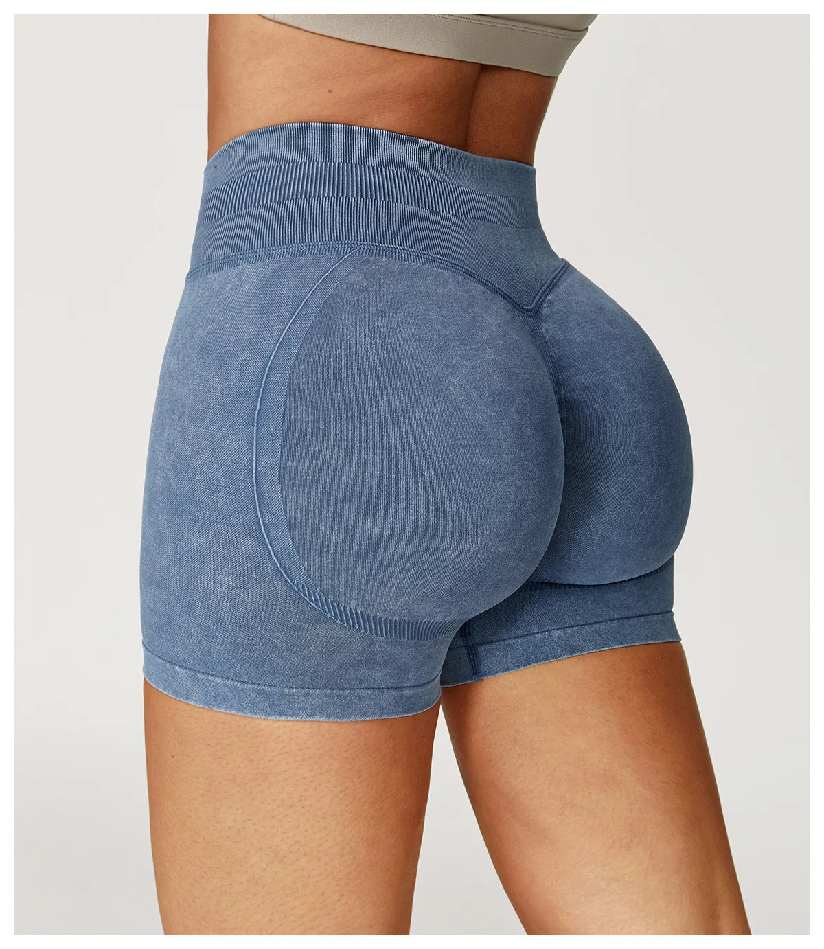 Seamless High Waist Yoga Shorts