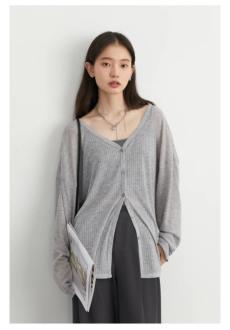 V-Neck Cardigan – Spring/Summer 2025