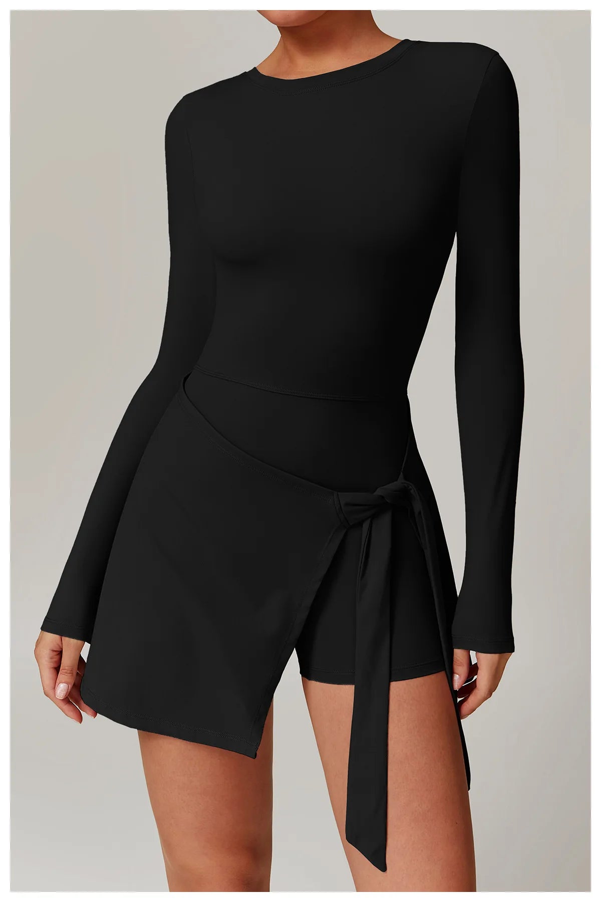 One-Piece Long Sleeve Yoga Jumpsuit