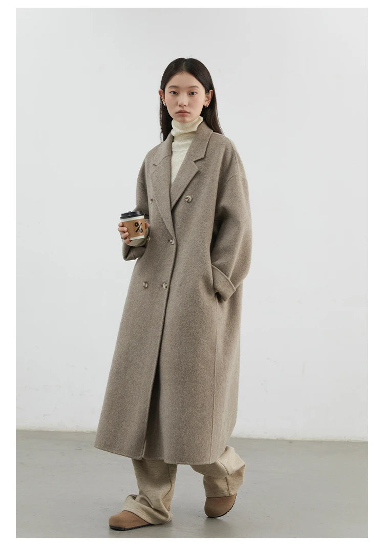 Double-Breasted Wool Coat – Autumn/Winter 2025