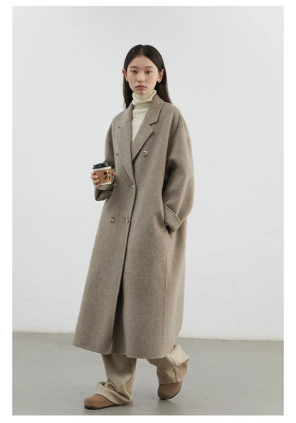 Double-Breasted Wool Coat – Autumn/Winter 2025