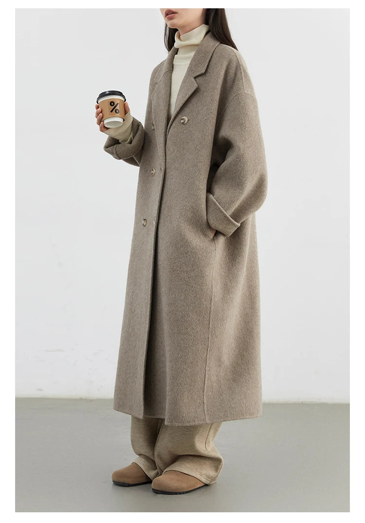 Double-Breasted Wool Coat – Autumn/Winter 2025