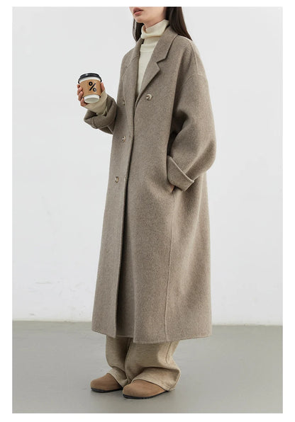 Double-Breasted Wool Coat – Autumn/Winter 2025