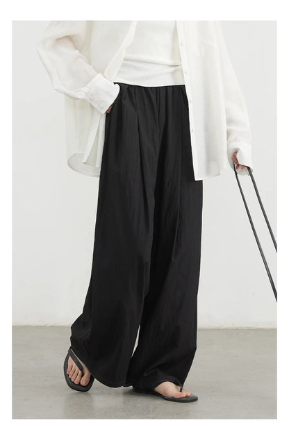 High-Waist Wide Leg Trousers – Spring/Summer 2025 Collection