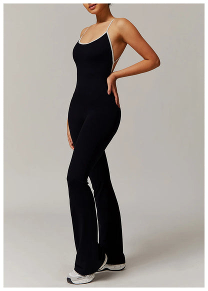 Women’s V-Back Yoga Jumpsuit