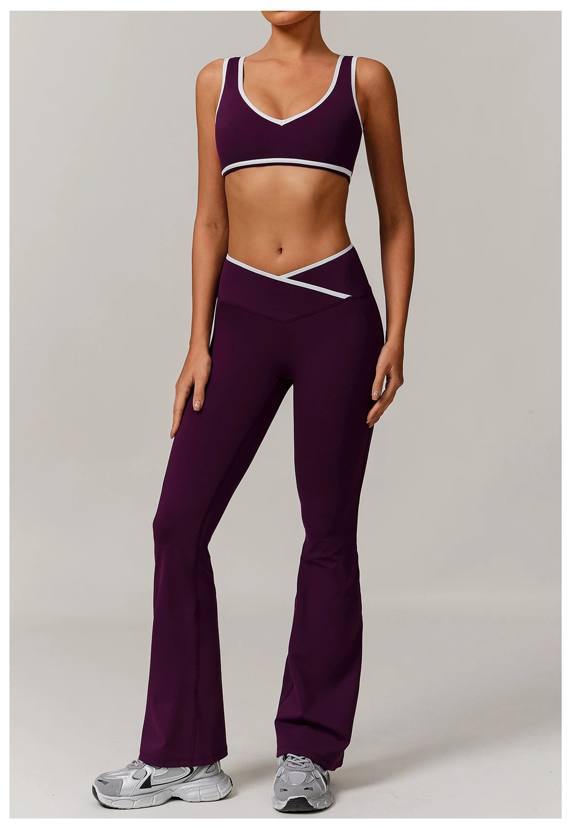 Women’s 2PCS Yoga Set – High Waist Leggings and Sports Bra