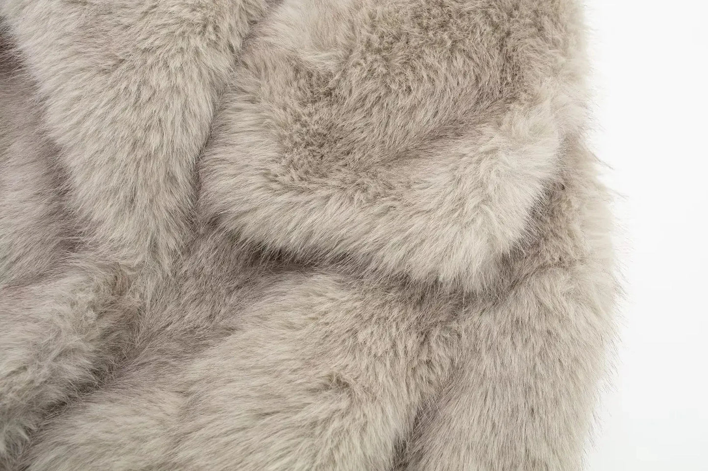 Cropped Faux Fur Coat