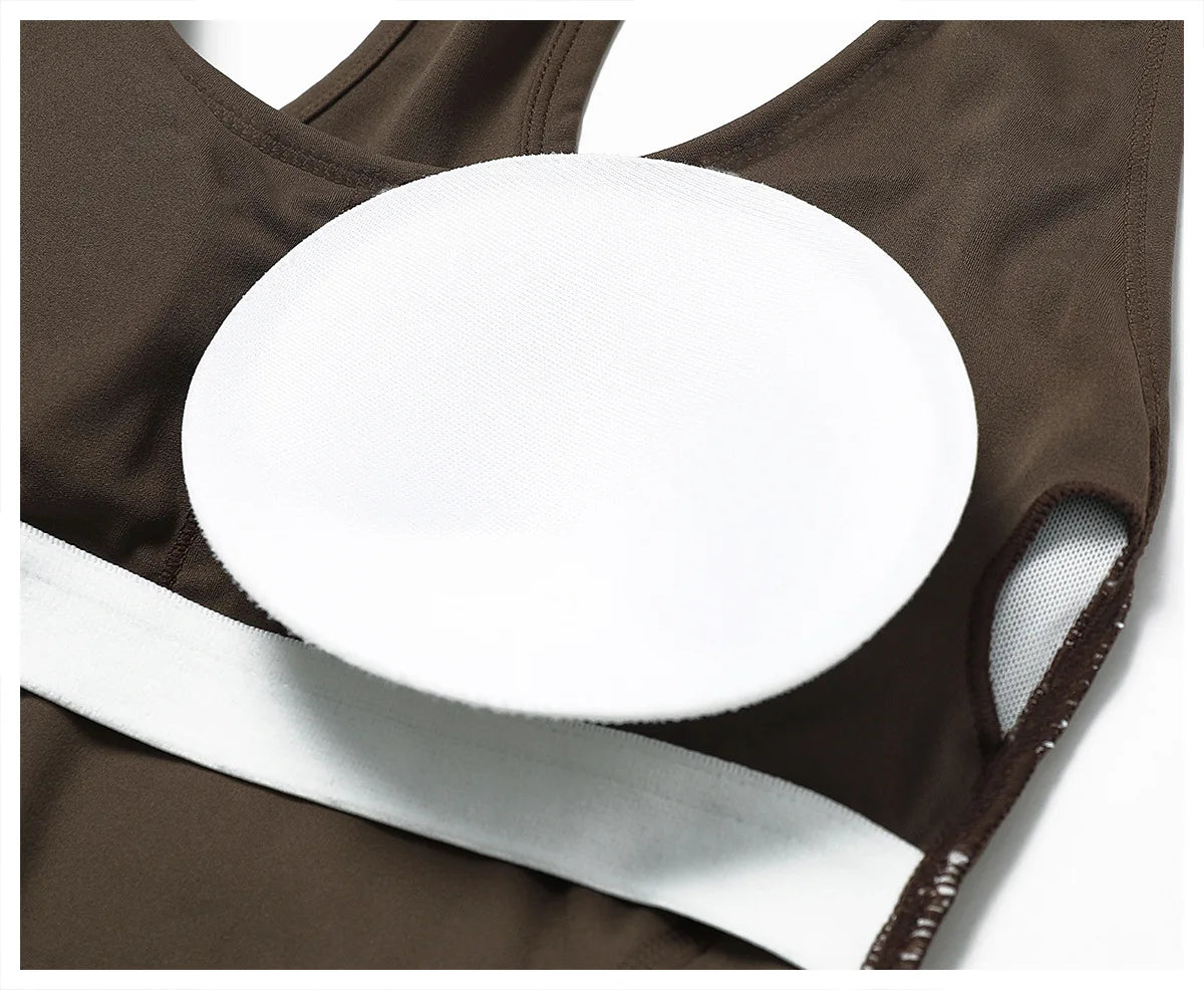 Women’s Yoga Jumpsuit – Push-Up Activewear Bodysuit