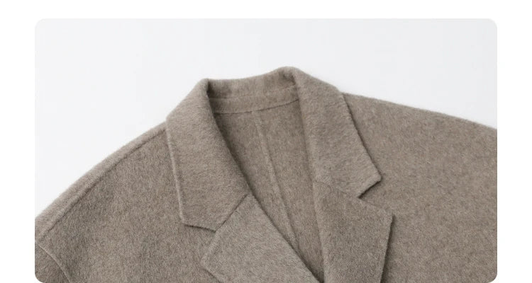 Double-Breasted Wool Coat – Autumn/Winter 2025