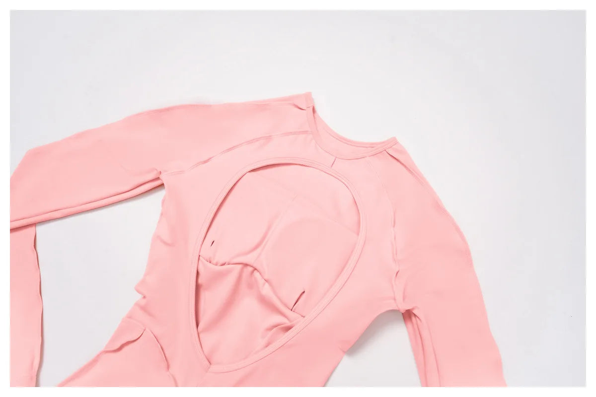 Women’s Long Sleeve Yoga Jumpsuit