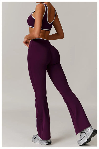 Women’s 2PCS Yoga Set – High Waist Leggings and Sports Bra